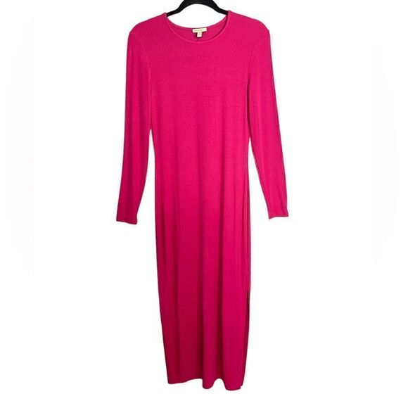 Bourdeaux Long Sleeve Maxi Dress Pink Anthropologie size Small/petite - Picture 8 of 14